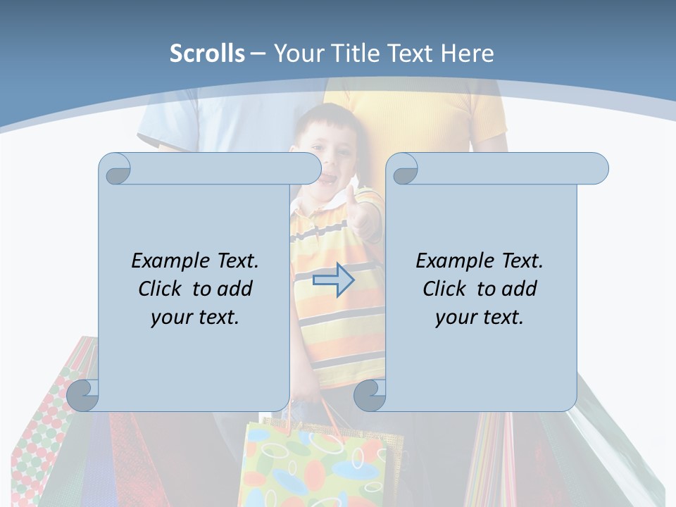 Market Man Dad PowerPoint Template