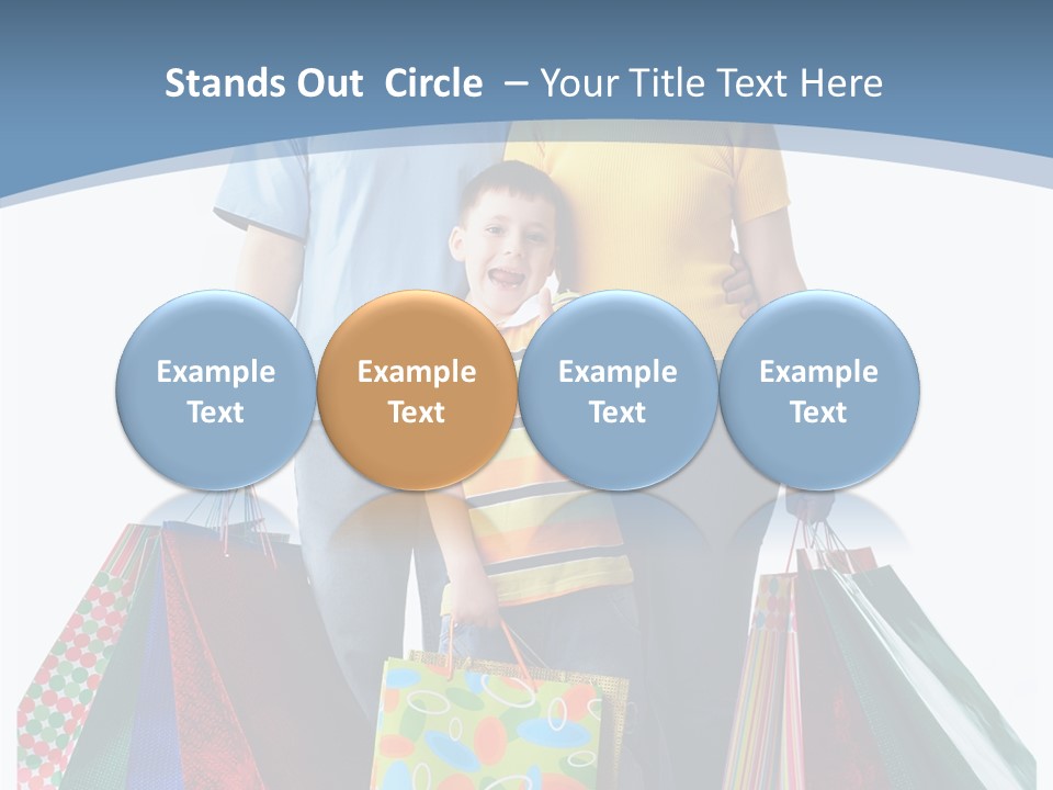 Market Man Dad PowerPoint Template