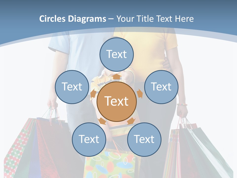 Market Man Dad PowerPoint Template