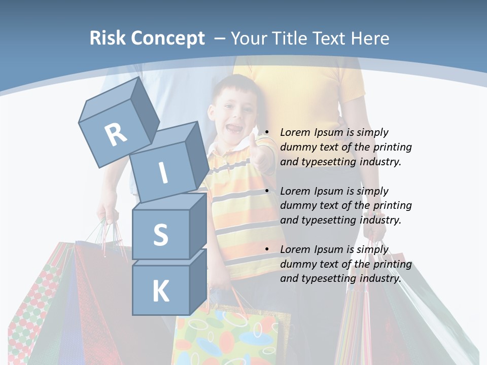 Market Man Dad PowerPoint Template