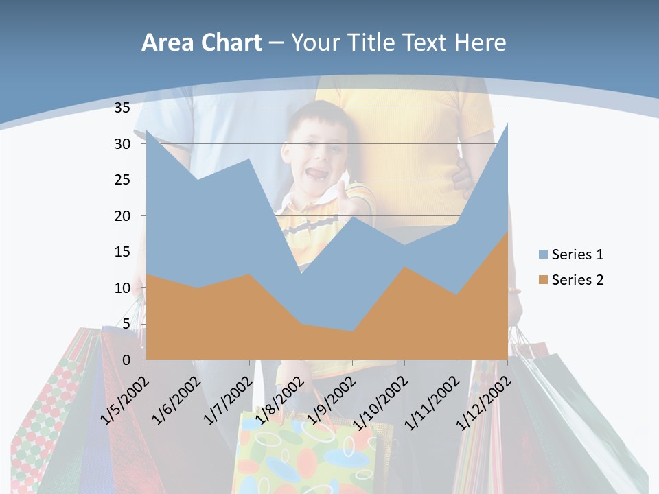 Market Man Dad PowerPoint Template