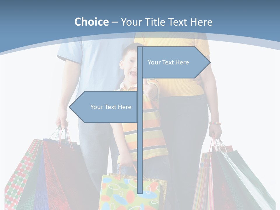 Market Man Dad PowerPoint Template