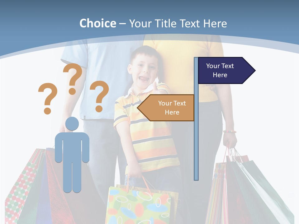 Market Man Dad PowerPoint Template