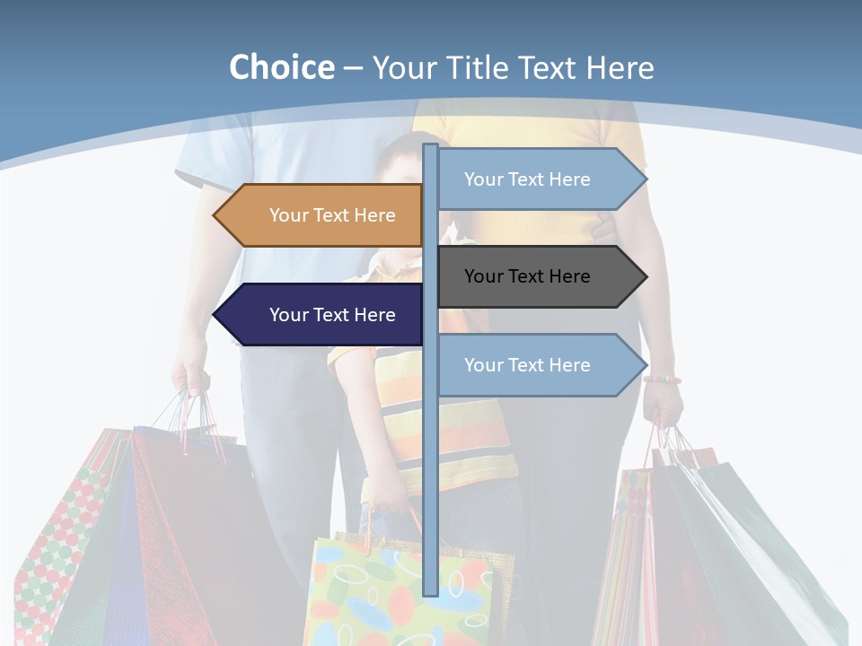 Market Man Dad PowerPoint Template