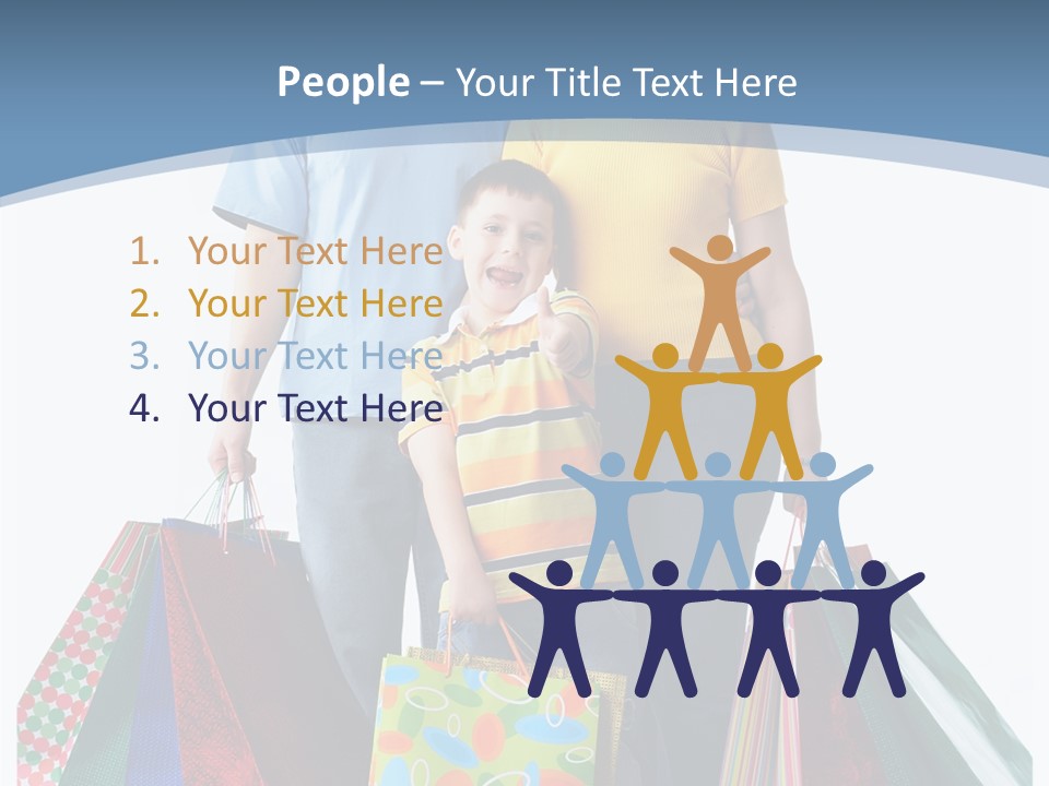 Market Man Dad PowerPoint Template