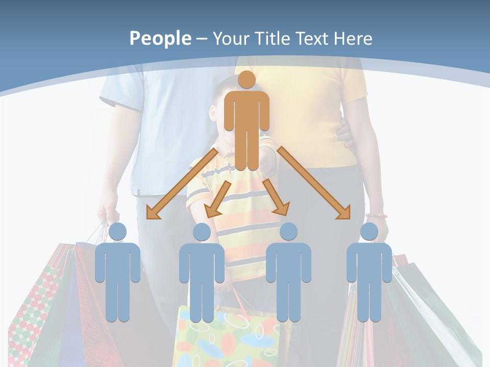 Market Man Dad PowerPoint Template