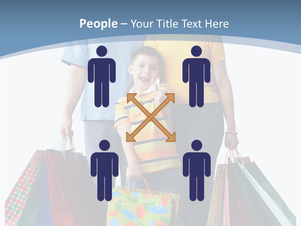 Market Man Dad PowerPoint Template