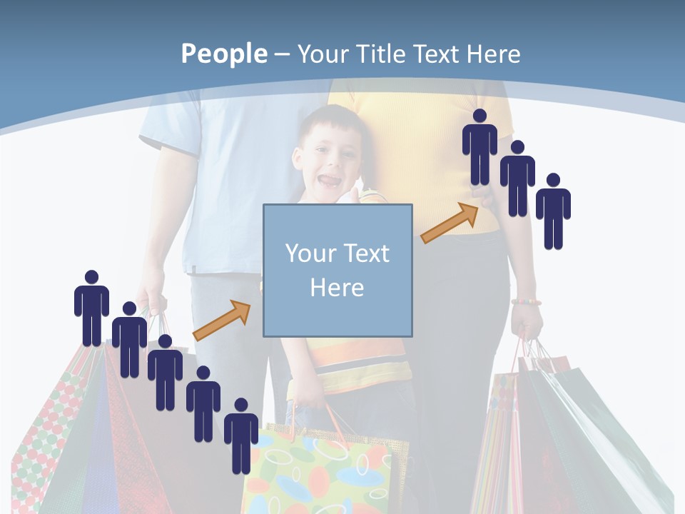 Market Man Dad PowerPoint Template