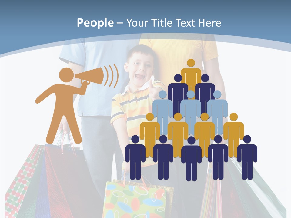 Market Man Dad PowerPoint Template