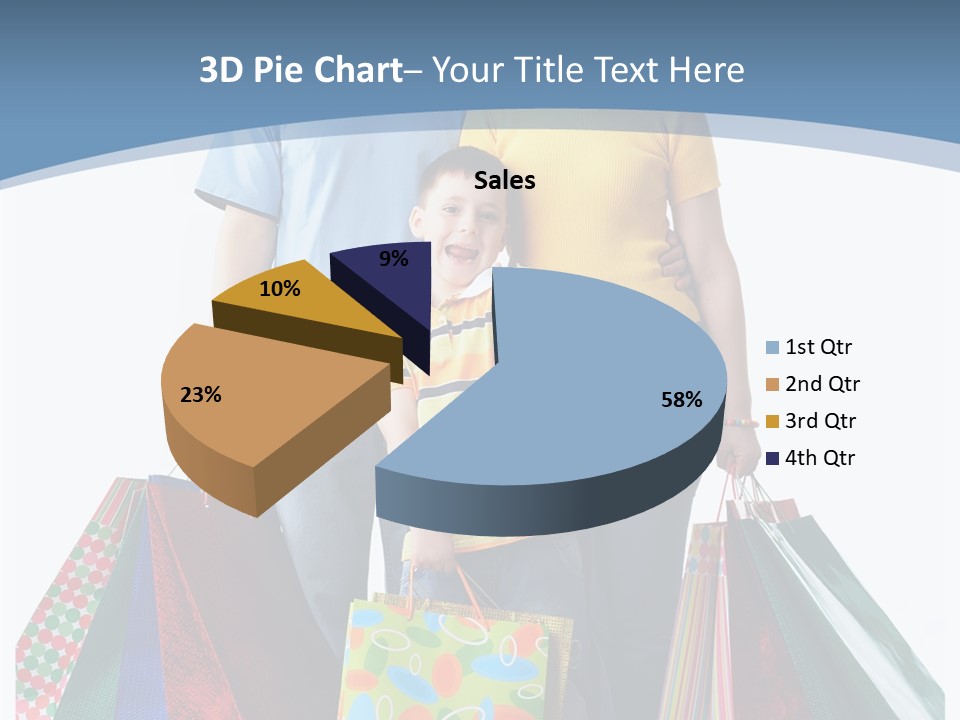 Market Man Dad PowerPoint Template