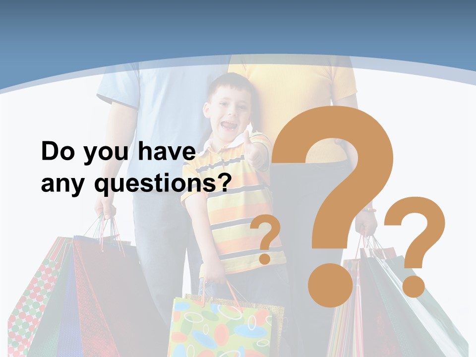 Market Man Dad PowerPoint Template