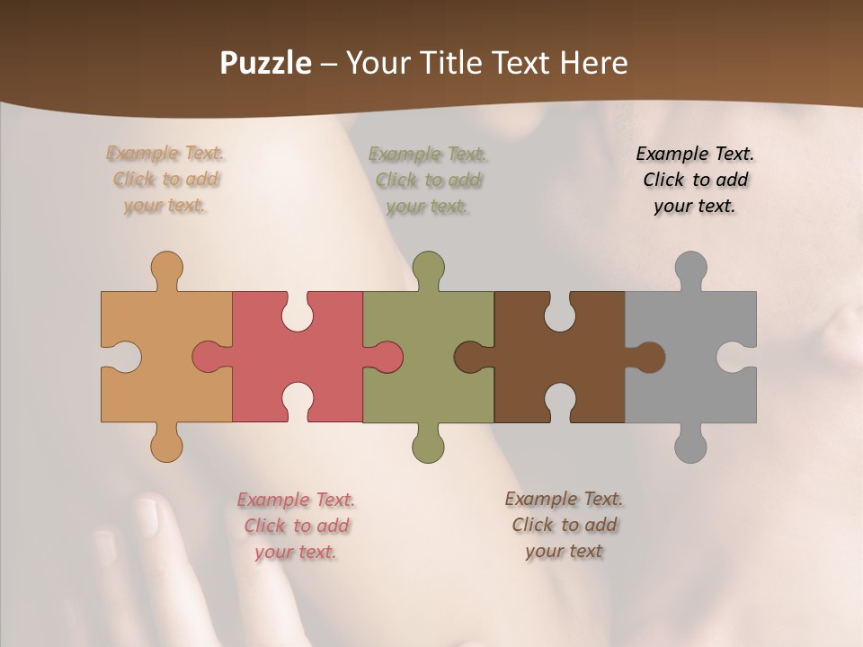 Sexuality Undress Entice PowerPoint Template