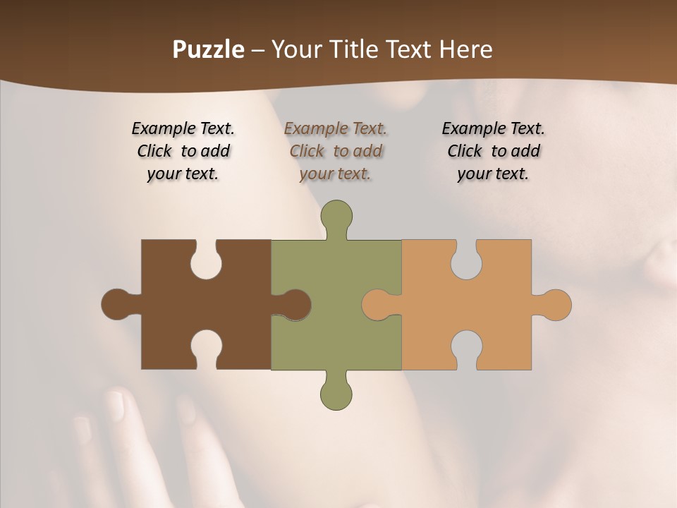 Sexuality Undress Entice PowerPoint Template