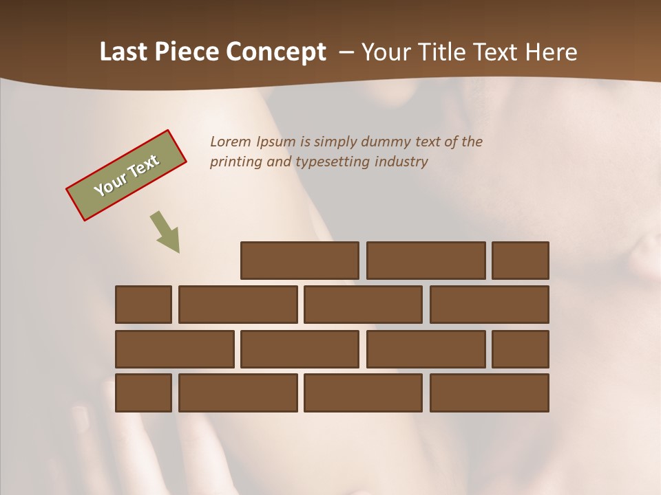 Sexuality Undress Entice PowerPoint Template