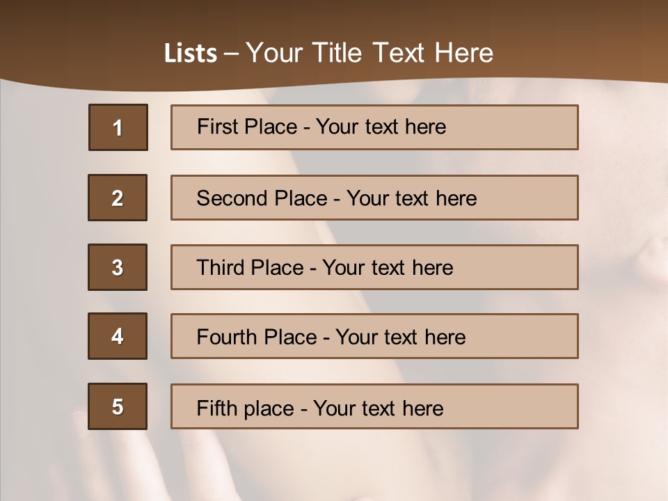 Sexuality Undress Entice PowerPoint Template