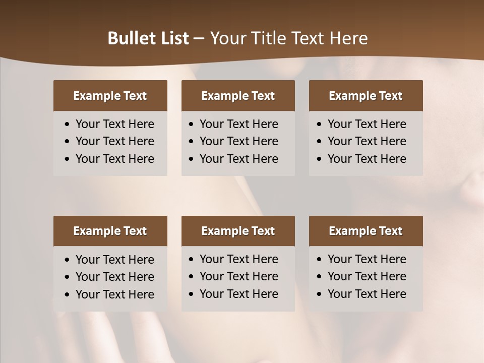 Sexuality Undress Entice PowerPoint Template