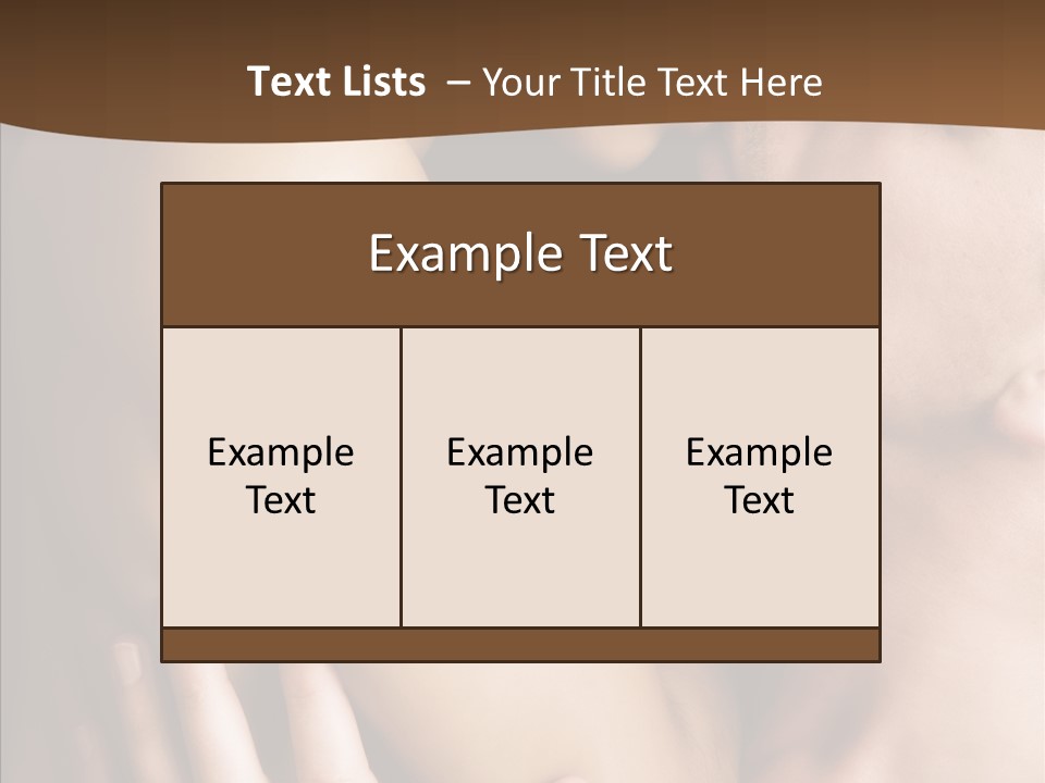 Sexuality Undress Entice PowerPoint Template