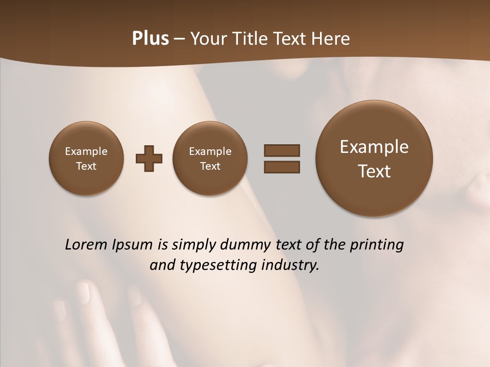 Sexuality Undress Entice PowerPoint Template
