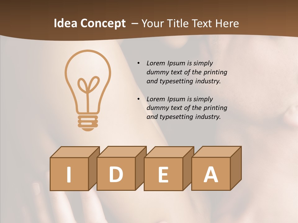 Sexuality Undress Entice PowerPoint Template