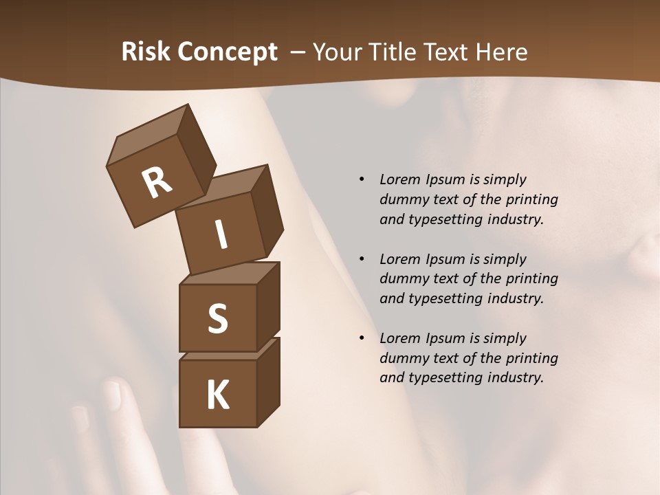 Sexuality Undress Entice PowerPoint Template