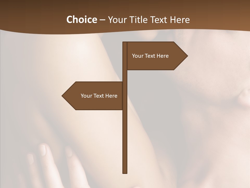 Sexuality Undress Entice PowerPoint Template