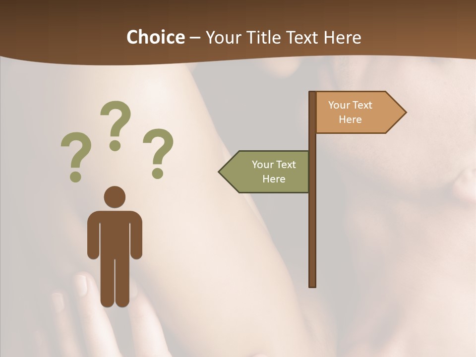 Sexuality Undress Entice PowerPoint Template