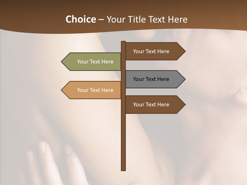 Sexuality Undress Entice PowerPoint Template