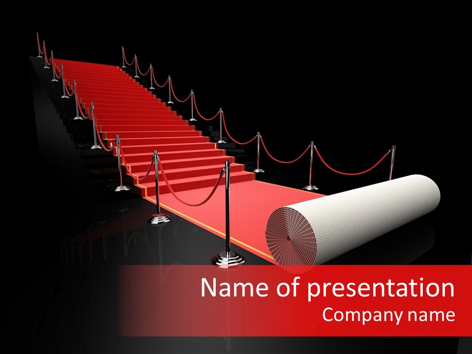 Hollywood Festival Isolated PowerPoint Template