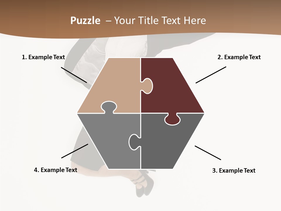 Humorou Office Table PowerPoint Template