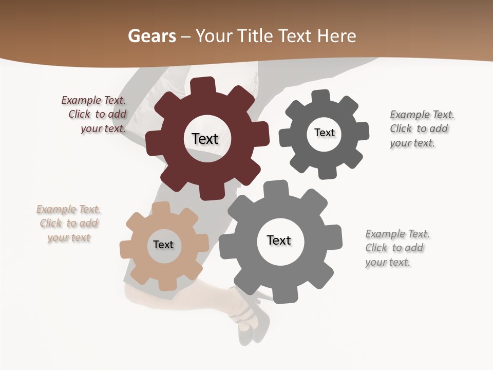Humorou Office Table PowerPoint Template