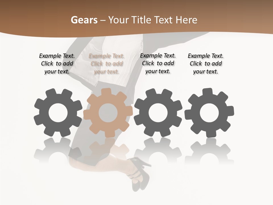 Humorou Office Table PowerPoint Template