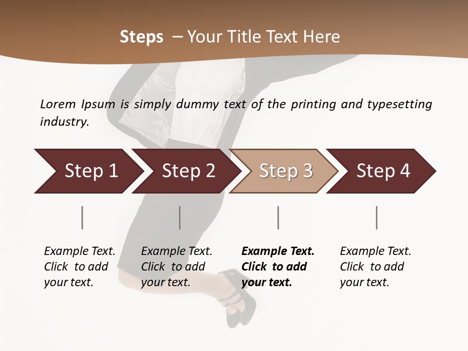 Humorou Office Table PowerPoint Template