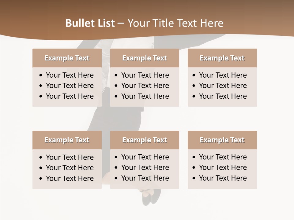 Humorou Office Table PowerPoint Template