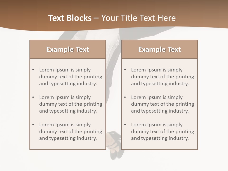 Humorou Office Table PowerPoint Template