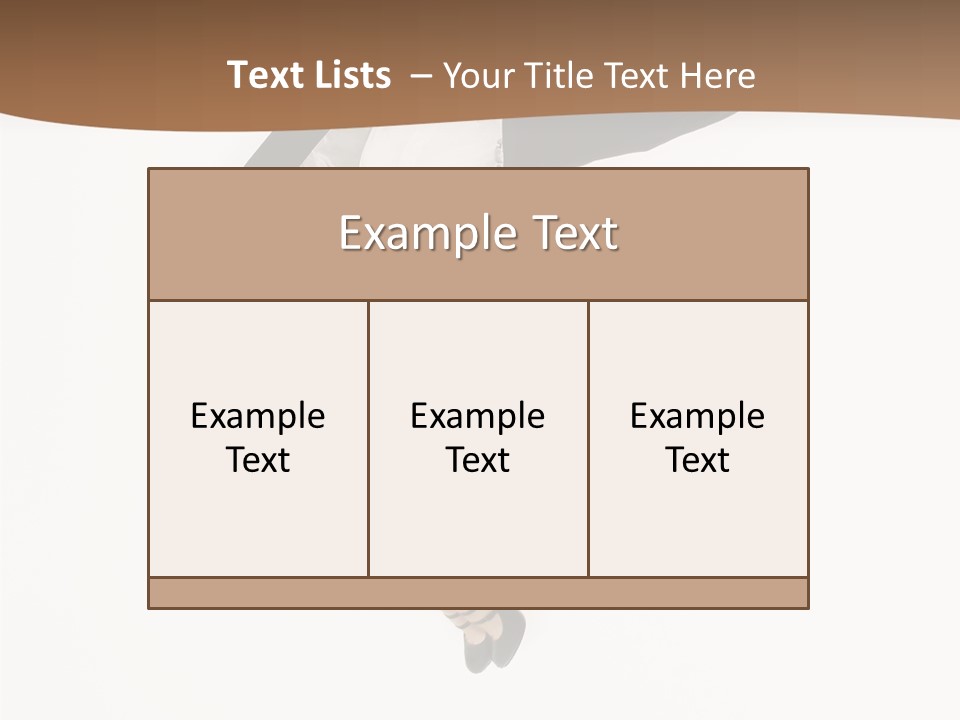 Humorou Office Table PowerPoint Template