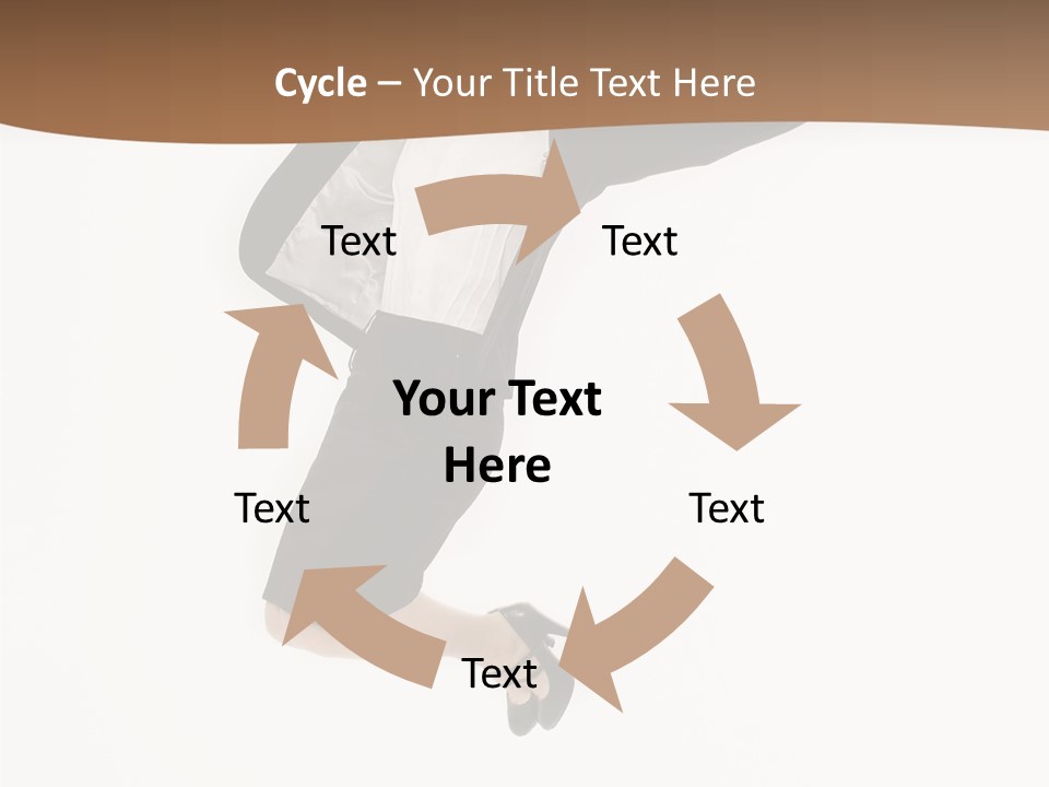 Humorou Office Table PowerPoint Template
