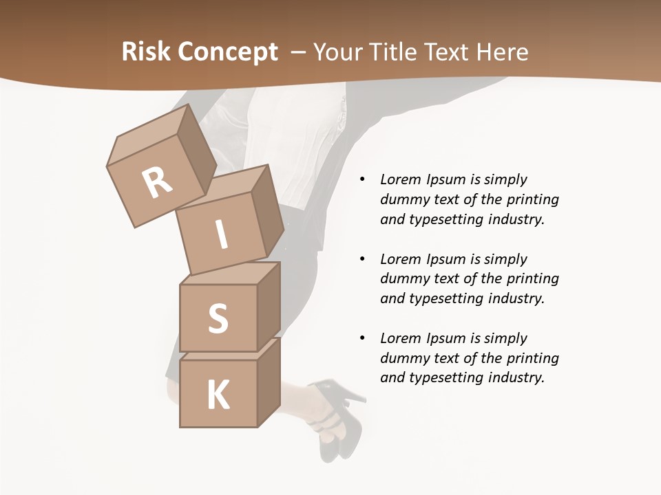 Humorou Office Table PowerPoint Template