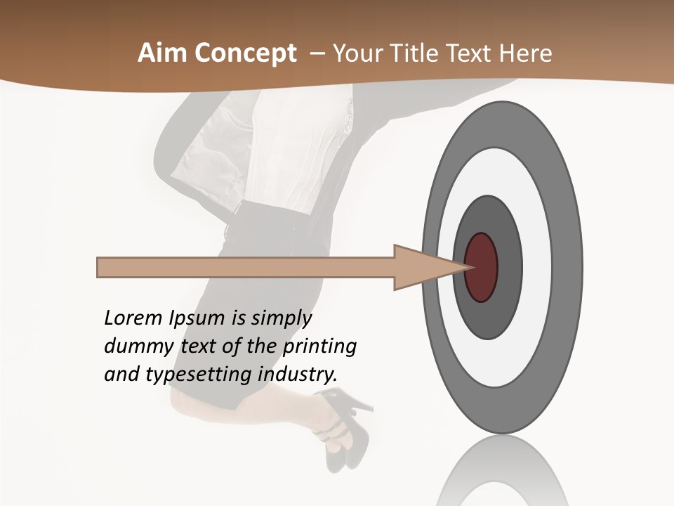 Humorou Office Table PowerPoint Template