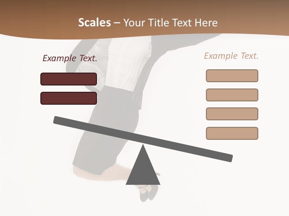 Humorou Office Table PowerPoint Template