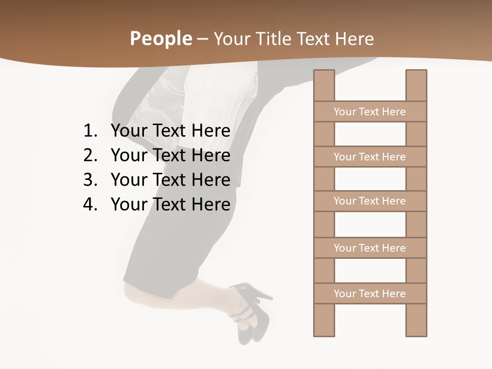 Humorou Office Table PowerPoint Template