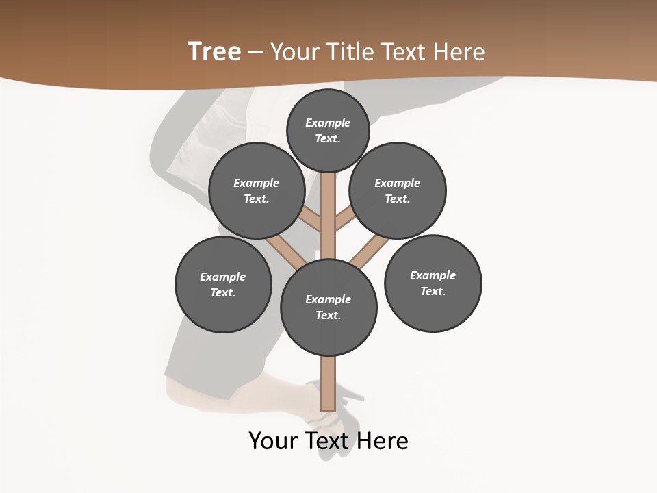 Humorou Office Table PowerPoint Template