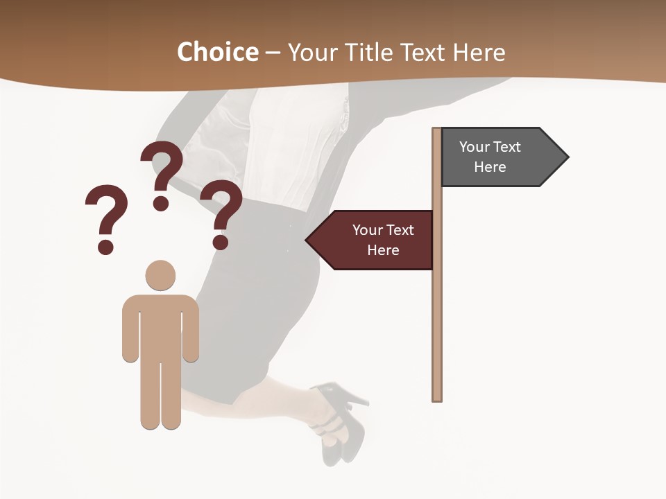 Humorou Office Table PowerPoint Template