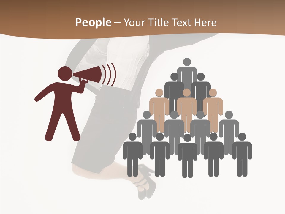 Humorou Office Table PowerPoint Template