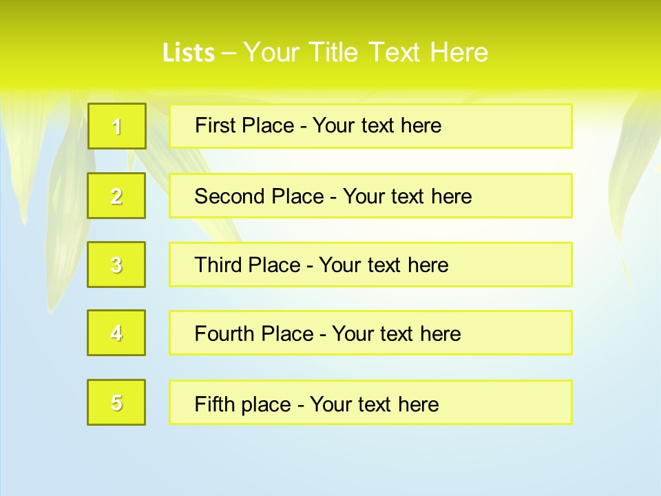 Zen Light Summer PowerPoint Template