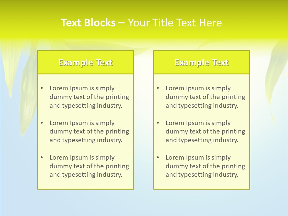Zen Light Summer PowerPoint Template