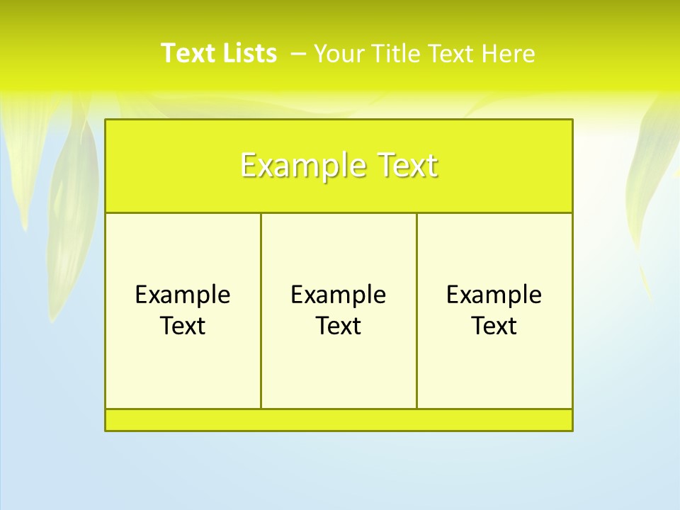 Zen Light Summer PowerPoint Template