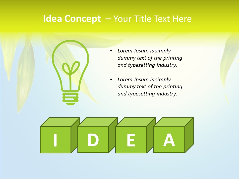 Zen Light Summer PowerPoint Template