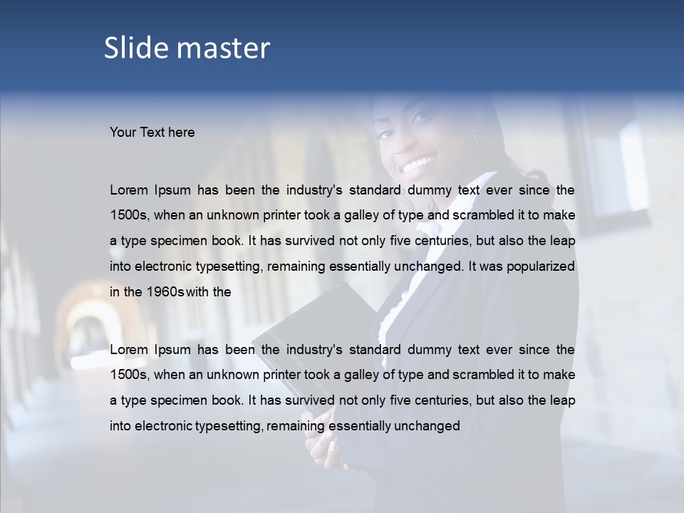 Contemporary Work Expression PowerPoint Template