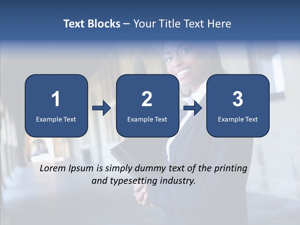 Contemporary Work Expression PowerPoint Template