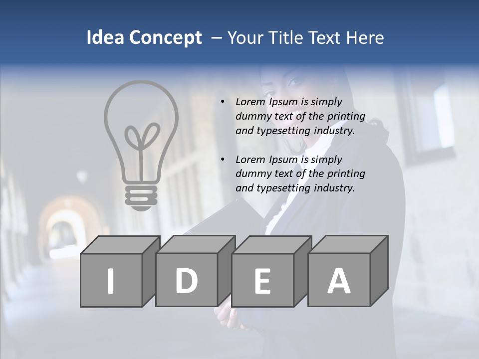 Contemporary Work Expression PowerPoint Template